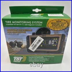 TST TST-507-FT-4-C 507 Series Flow Thru Sensor TPMS System For RV Truck Van Etc