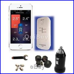 TYRE PRESSURE MONITOR SYSTEM TPMS 4 External sensor for iOS ANDROID