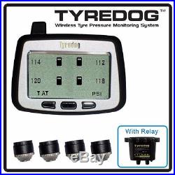 TYREDOG TD2000 4 Wheel Sensor Tire Pressure Monitor for Van, and Truck