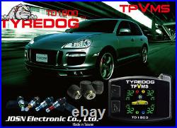 TYREDOG TPVMS TD1800 4 External Sensors Detect Tire and Rim Abnormal Quick DIY