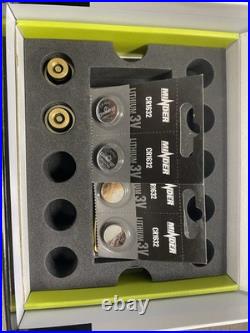 Tire Minder, 2 Tire System Complete With Stand, Plug, Sensors, Batteries