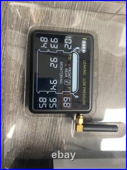 Tire Minder, 2 Tire System Complete With Stand, Plug, Sensors, Batteries