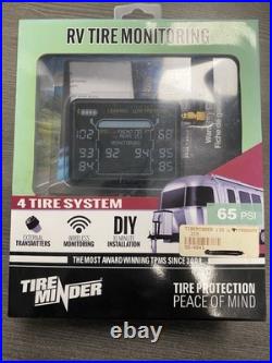 Tire Minder, 2 Tire System Complete With Stand, Plug, Sensors, Batteries Tire Minder, 2 Tire System Complete With Stand, Plug, Sensors, Batteries