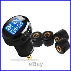 Tire Pressure LCD Display Monitoring System Wireless 4 Sensors TPMS For Car Sale