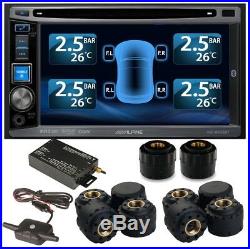 /Tire Pressure Monitor System TPMS 10 External Cap 22 Sensors DVD Video Car