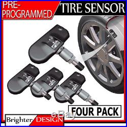 Tire Pressure Monitoring Sensor (TPMS) Set of 4 For 2012-2014 Toyota Camry