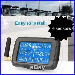 Tire Pressure Monitoring System 6 Sensors TPMS Wireless