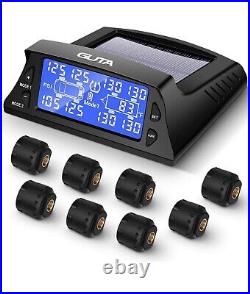 Tire Pressure Monitoring System For Rv 8 Sensor Tpms For Trailer 7 Alarm Modes