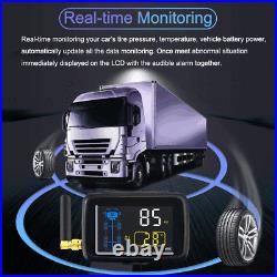 Tire Pressure Sensor Monitoring System TPMS 8 Secsor for RV Van Truck Cars