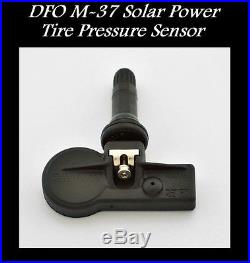 Tpms Solar Power Tire Pressure Monitor + 4 Sensors Fits Oem Nissan Subaru