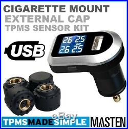 +Tyre Pressure Monitoring System LCD TPMS 4 External Sensors Wireless 4x4 Car
