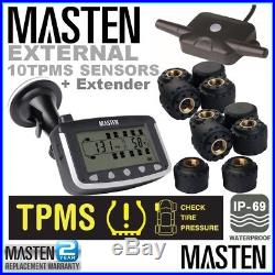 Tyre-Pressure-Monitoring-System-for-RV-Motorhome-Caravan Truck 10 Sensors TPMS