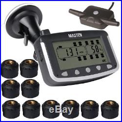 Tyre-Pressure-Monitoring-System-for-RV-Motorhome-Caravan Truck 10 Sensors TPMS