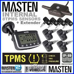 Tyre-Pressure-Monitoring-System-for-RV-Motorhome-Caravan Truck with8 Sensors TPMS
