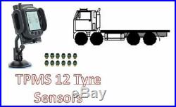 Tyre Pressure Monitoring System for TRUCK 12 tyre sensors