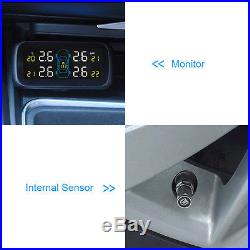 Tyre Wheel Pressure Monitoring System Monitor Wireless TPMS Tire Gauge Sensor #P