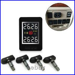 U912 Car Wireless Tire Pressure Monitoring System 4 Internal Anti-theft Sensors