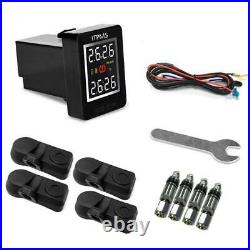 U912 Car Wireless Tire Pressure Monitoring System 4 Internal Anti-theft Sensors