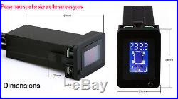 US SHIP For Toyota Wireless TPMS Tire Pressure Monitor+4 Sensors LCD Display