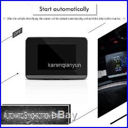 Universal Car Auto TPMS Tire Pressure Monitoring +4 Internal Sensors LCD Display