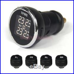 Universal TPMS External LCD Digital Tire Pressure Monitoring System With Sensor