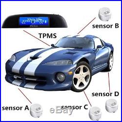Victon Wireless Car Auto Tire Pressure Monitoring System TPMS External 4 Sensors