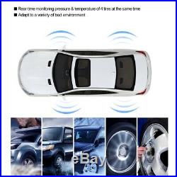 Wireless Solar Power TPMS Tire Pressure Monitoring System with 4 Interior Sensors