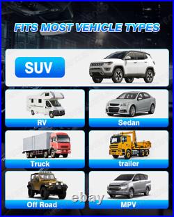 Wireless Solar TPMS LCD Car Tire Pressure Monitoring System +6 External Sensors