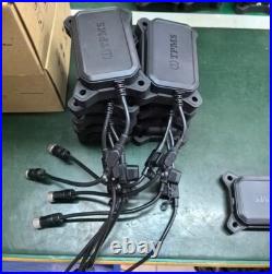 Wireless Solar TPMS LCD Truck Tire Pressure Monitoring System 10 External Sensor