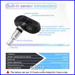 Wireless TPMS Car Tire Pressure Monitoring System + 4 Internal Sensors for Honda