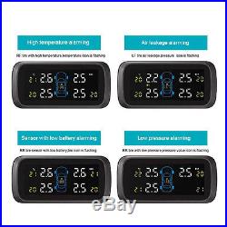 Wireless Tyre Pressure Monitoring System 4 External Sensors Tools for Car TPMS