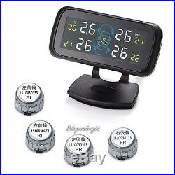 Wireless Tyre Wheel Pressure Monitoring System Monitor TPMS Tire Gauge Sensor