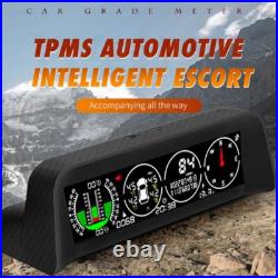 X91 Car GPS HUD TPMS Speed Slope Meter Auto Compass With Tire Pressure Sensor